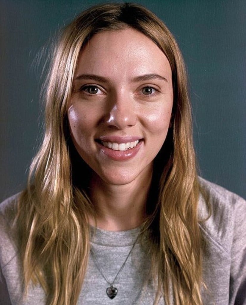 scarlett johansson without